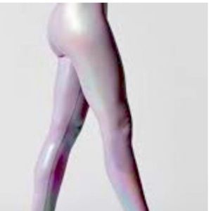 Carbon 38 high waisted pearlescent leggings